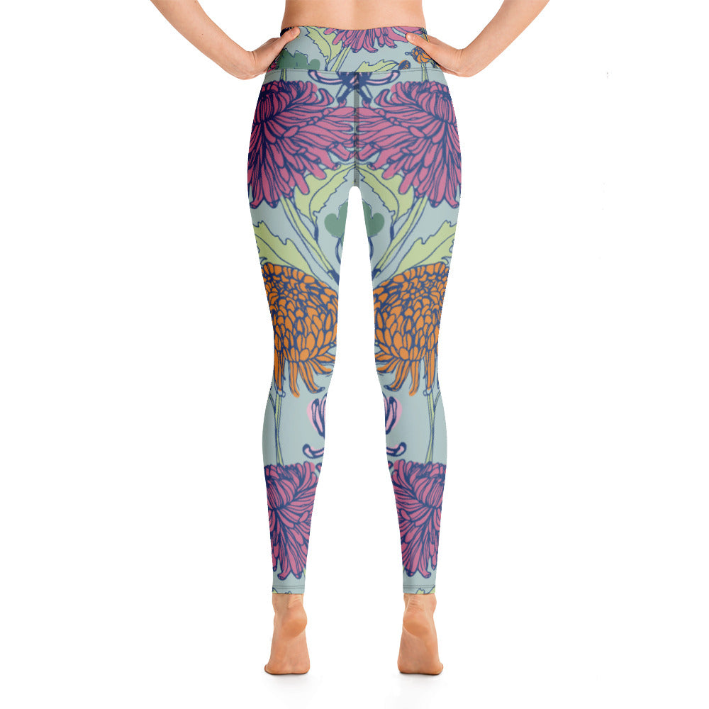 Wildflower Energy Leggings – High-Rise Stretch, lioness-love