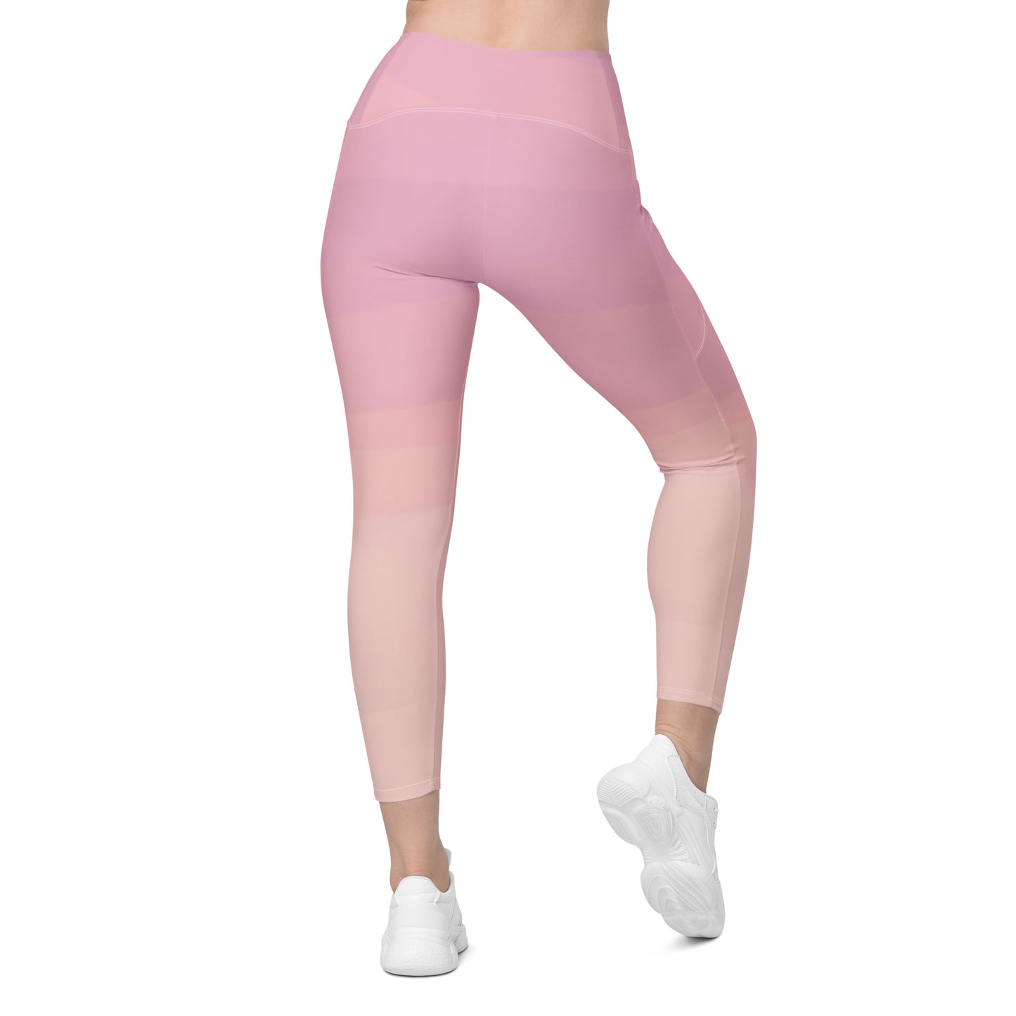 Zina Pink Crossover Leggings, lioness-love