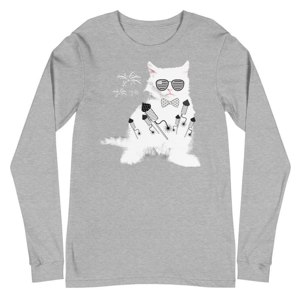 Fireworks Kitty Long Sleeve Tee, lioness-love