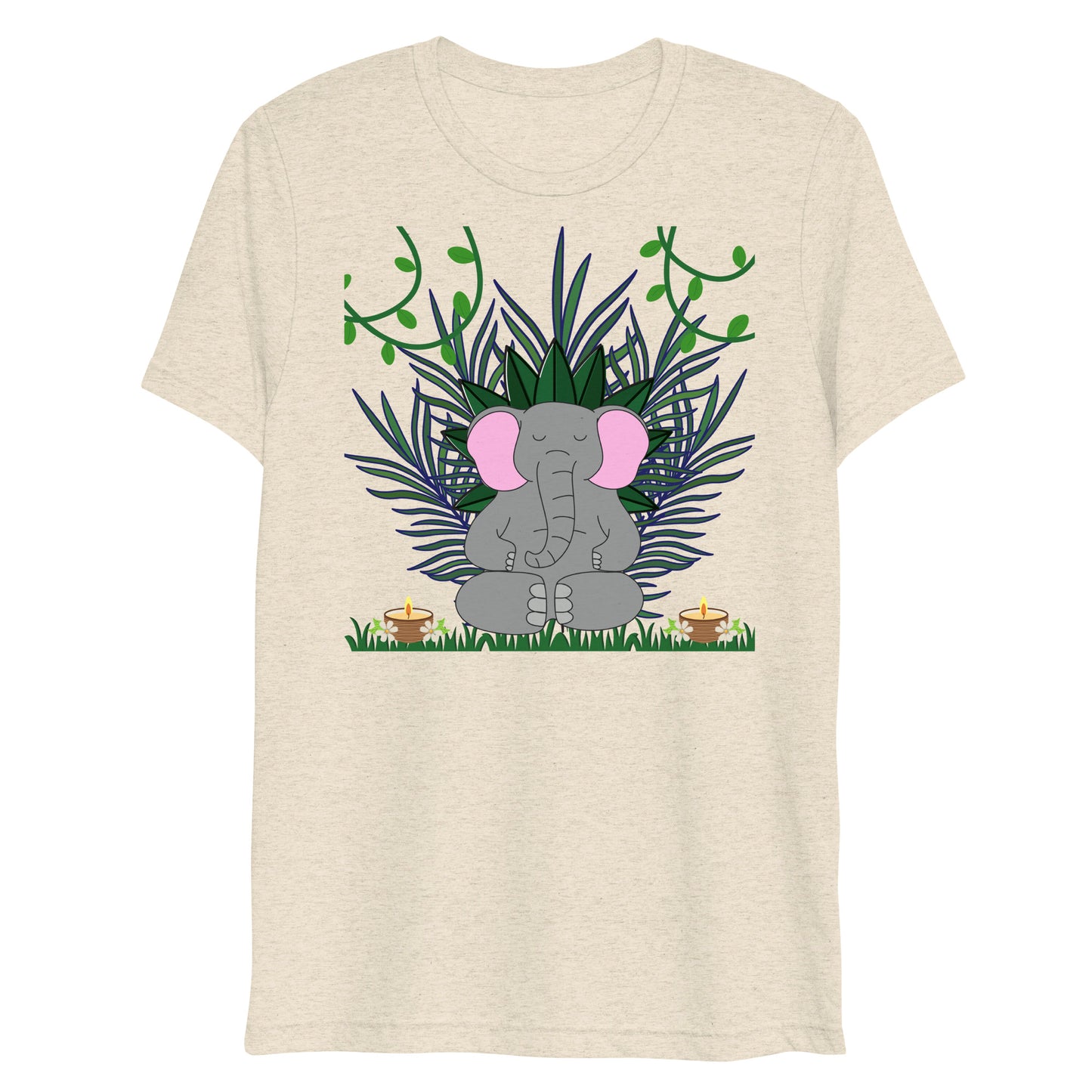 Elephant tree print design unisex t shirt