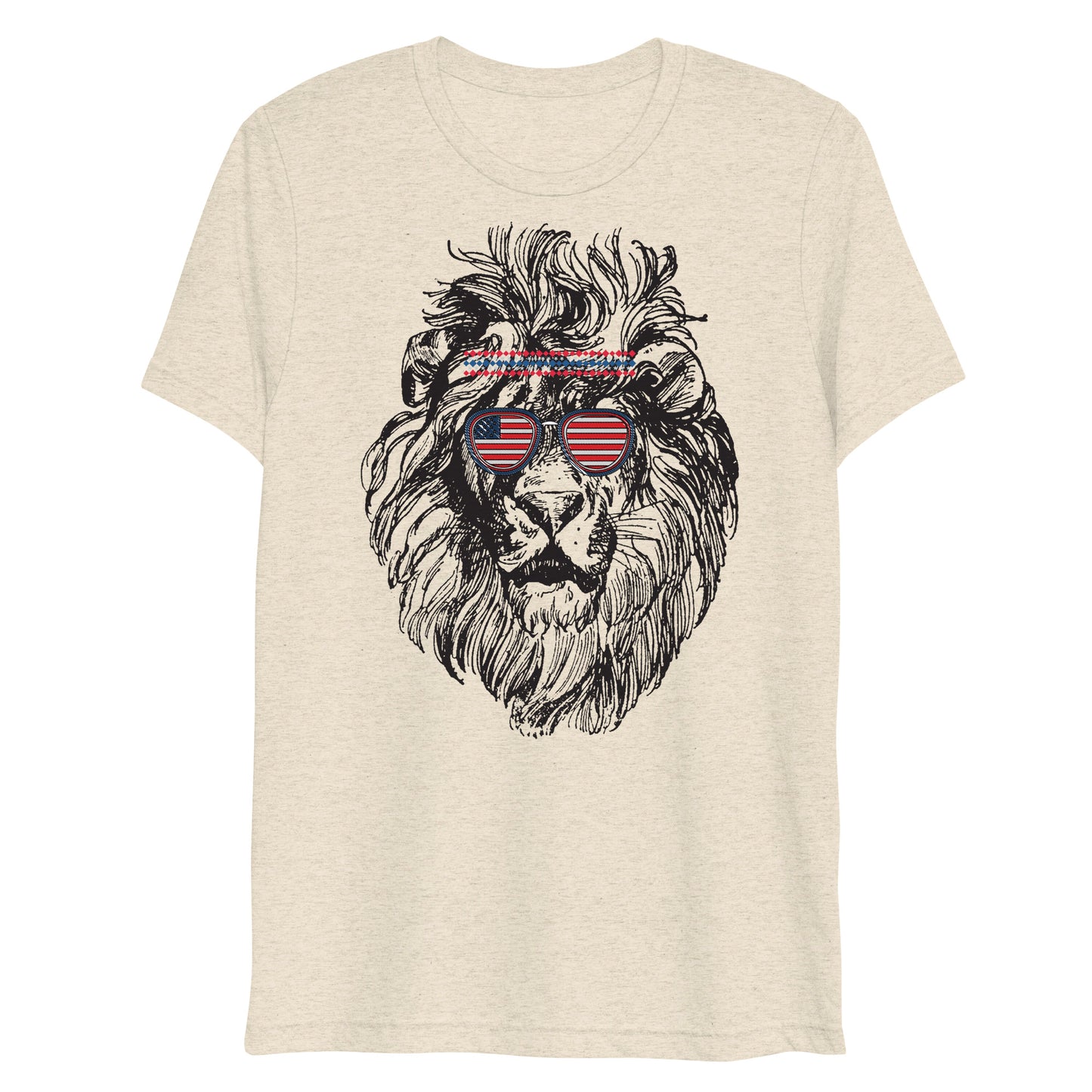 Lion graphic print unisex t-shirt
