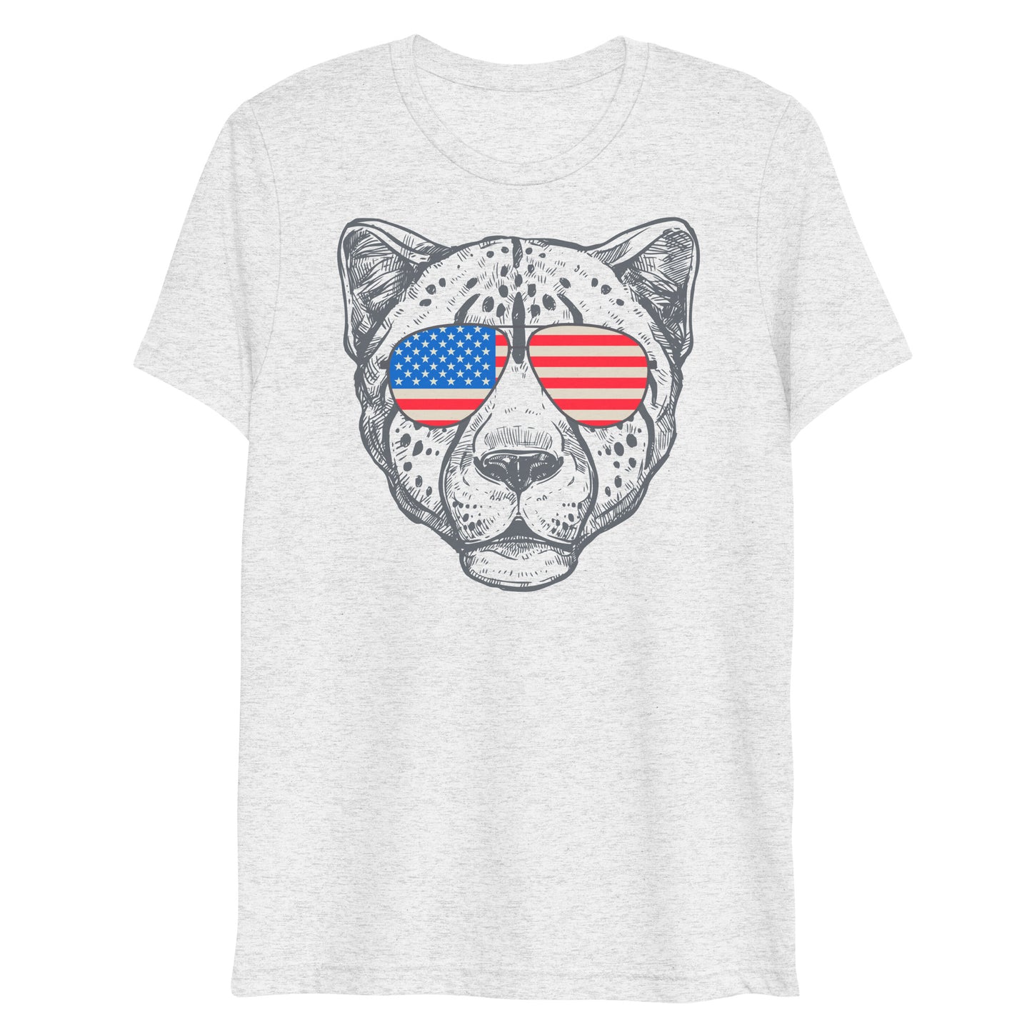 Cool Cheetah Face Printed Unisex T-Shirt, lioness-love