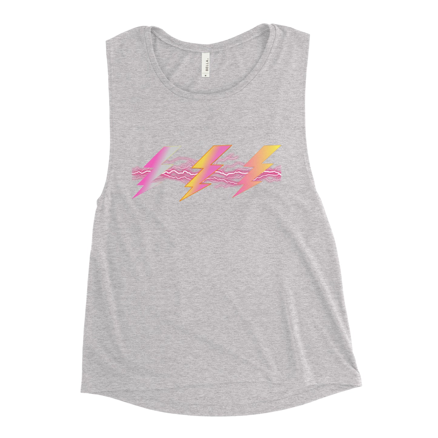 Lightning Bolt Muscle Tank Top, lioness-love