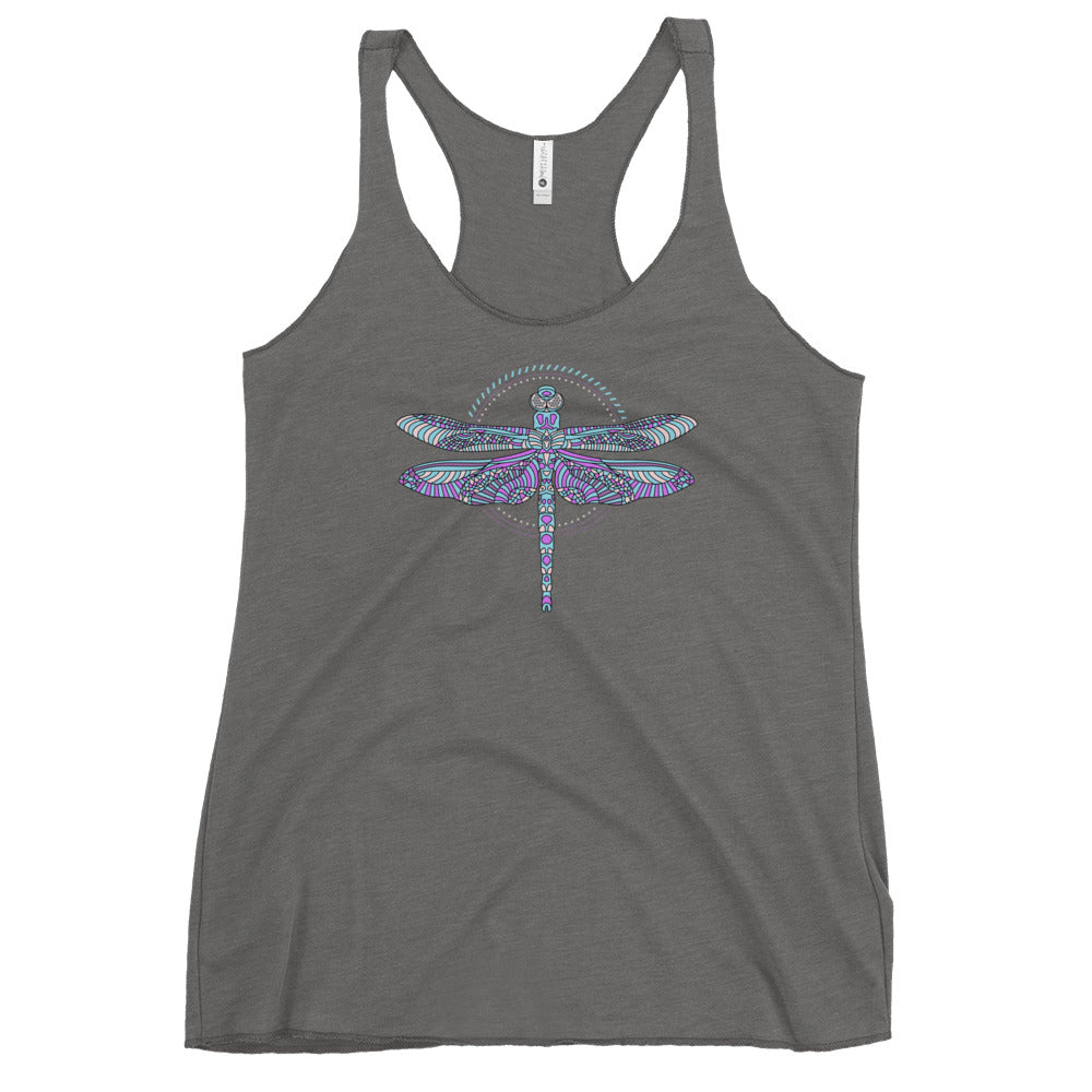 Dragonfly Racerback Tank Top, lioness-love