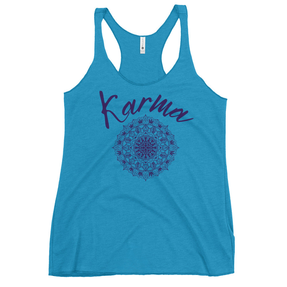 Karma & Mandala Symbol Tank Top, lioness-love