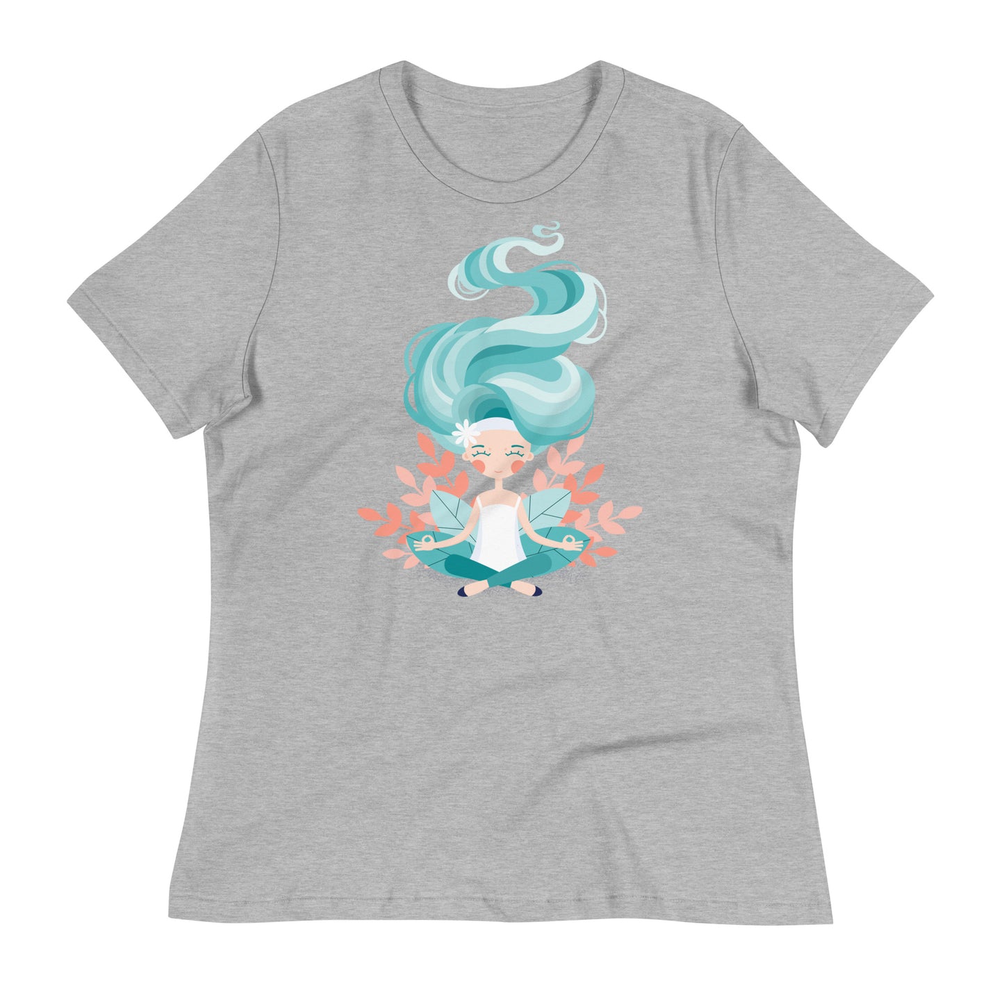Yoga & meditation graphic tee for women, lioness-love.com