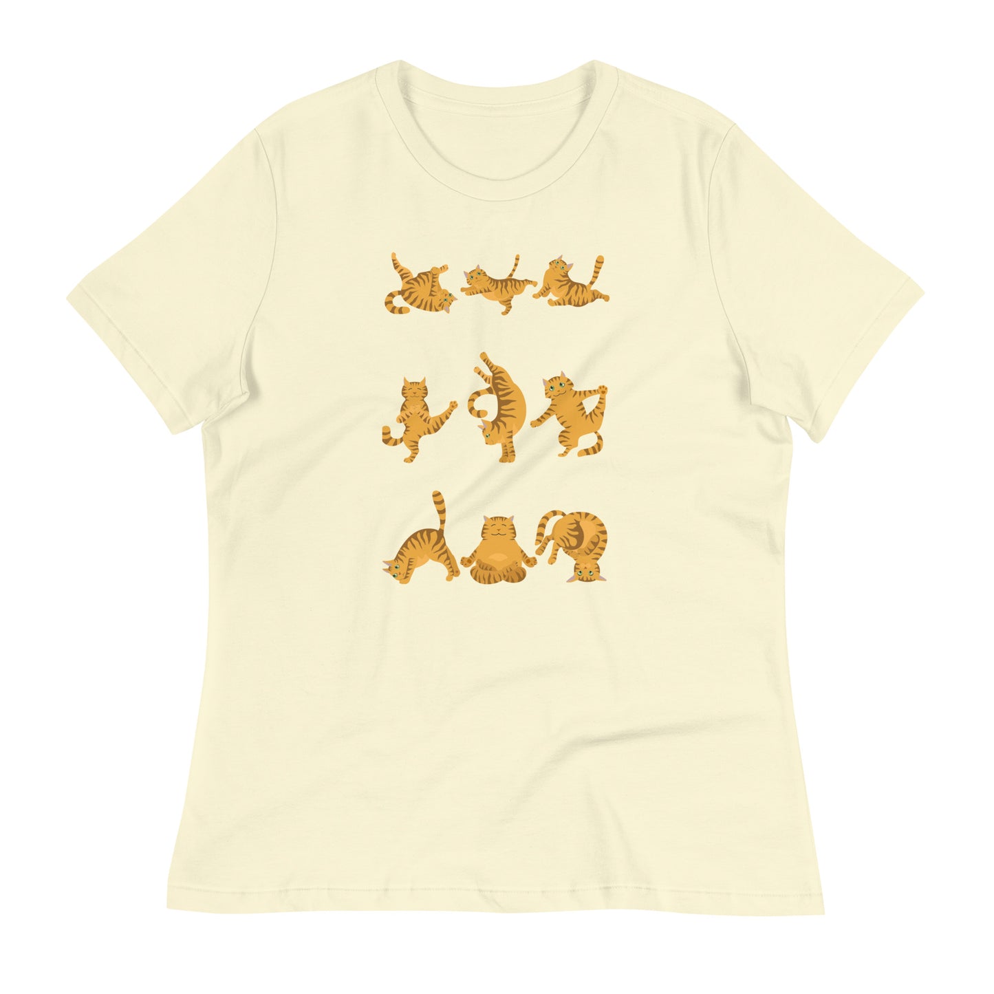 Perfect yoga women's cat pose t-shirt, lioness-love.com