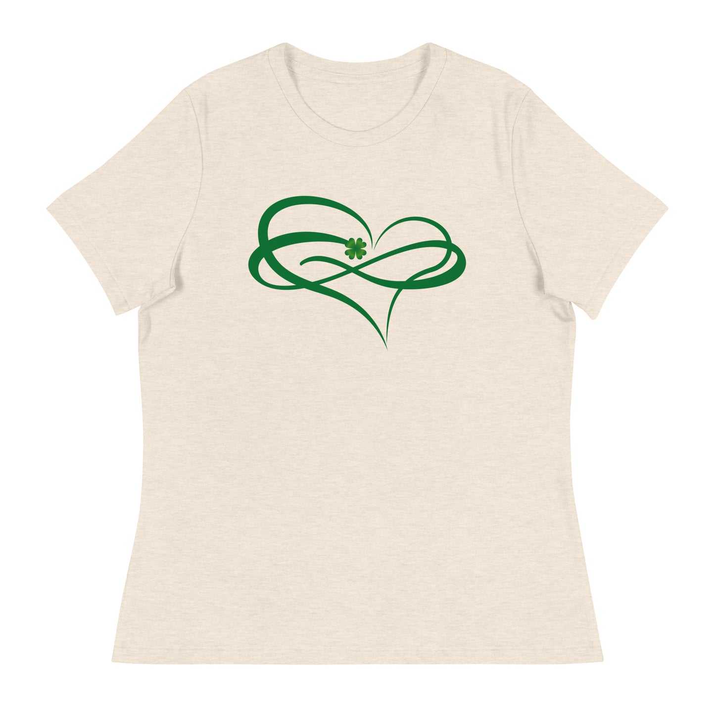 Heart graphic print tees for women's fashion, lioness-love