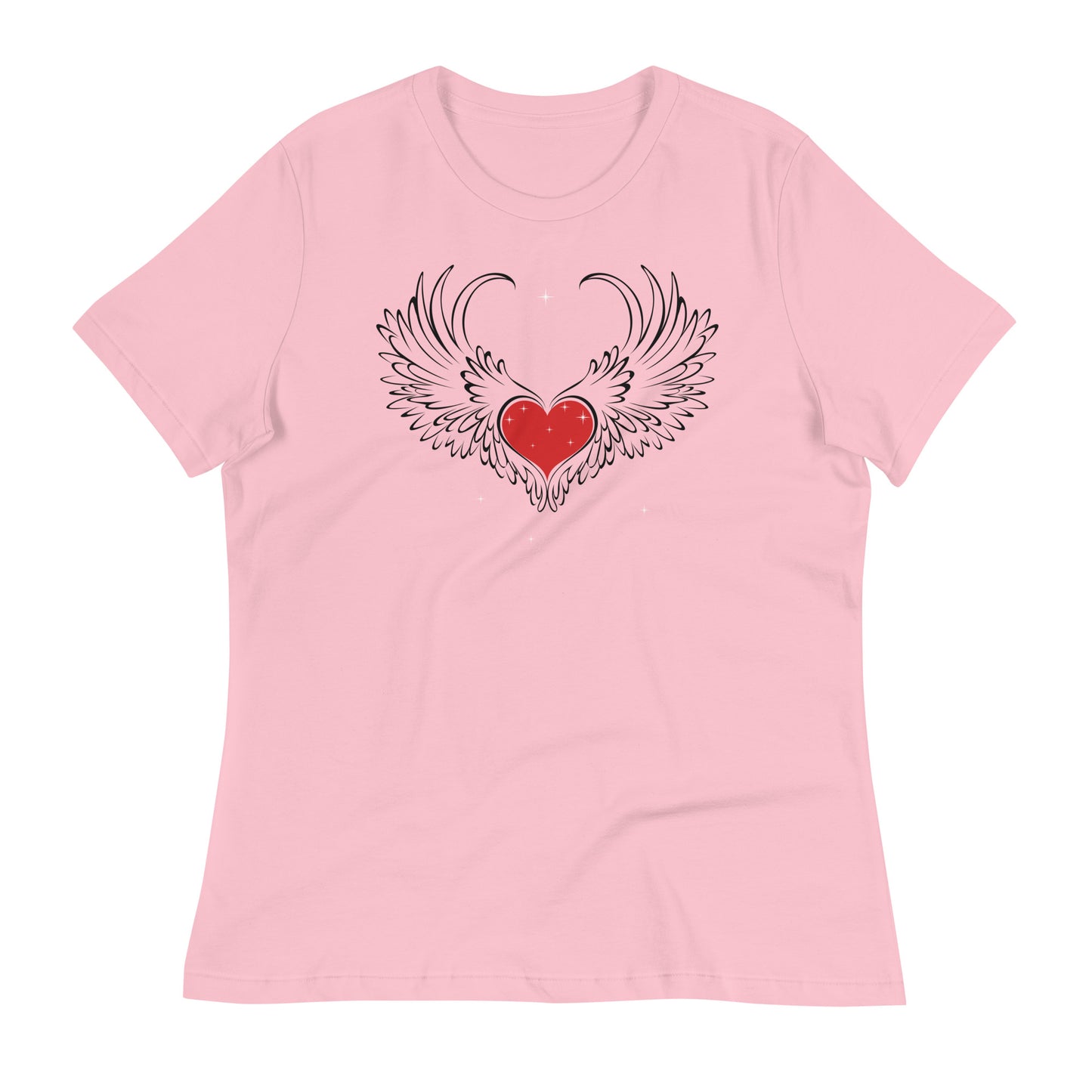 Winged heart t-shirts for women's fashion, lioness-love.com