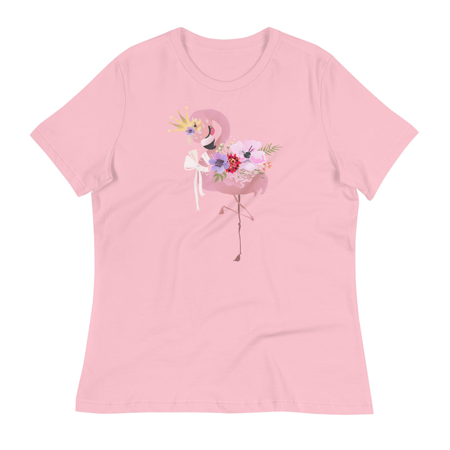 Flamingo tropical t-shirt for women & girls, lioness-love.com