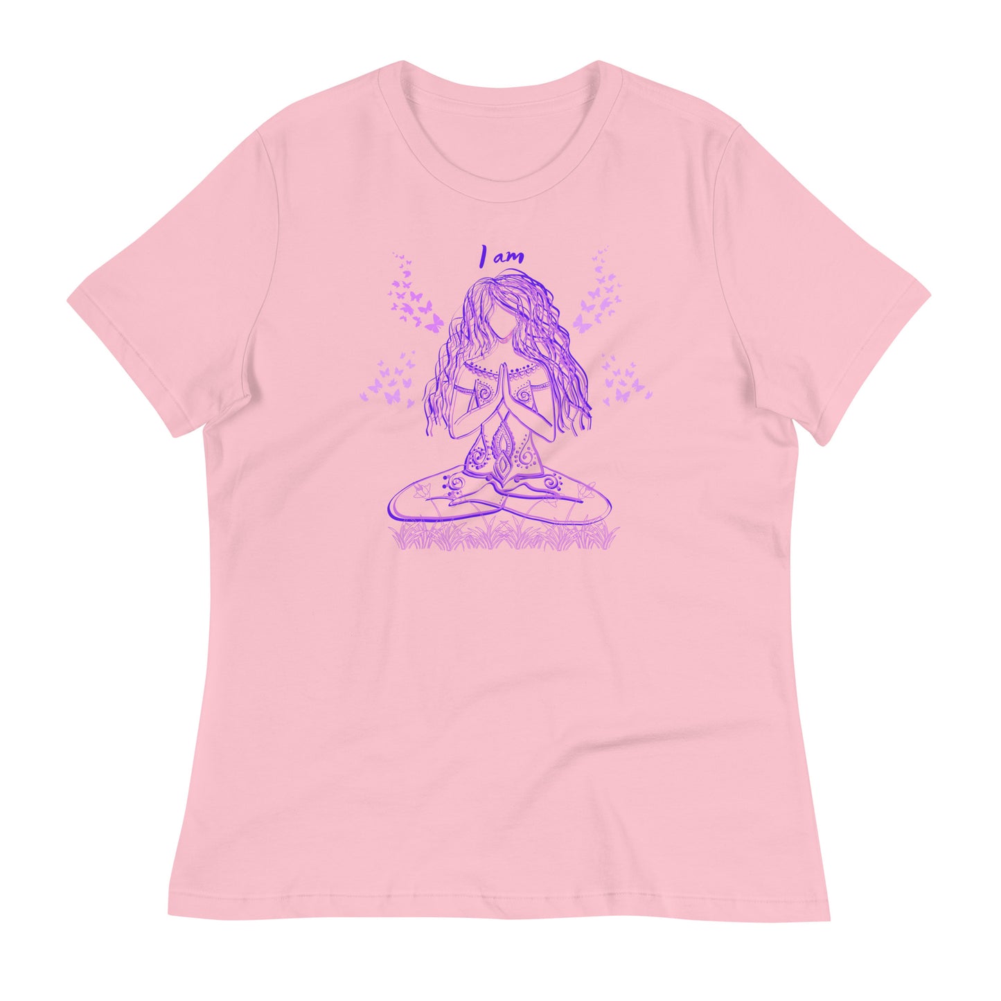 I am yoga girl t-shirt for women apparel, lioness-love.com