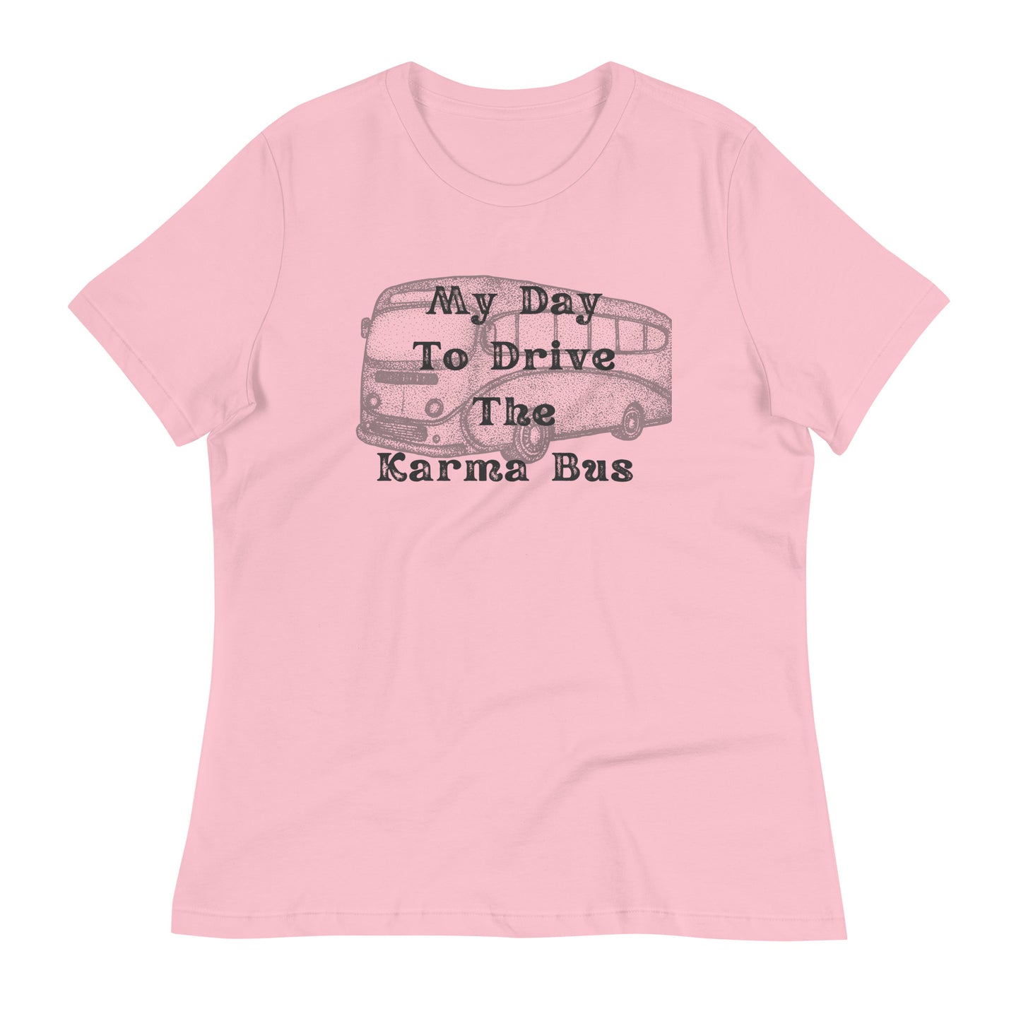 Driving karma bus t-shirts for women's fashion, lioness-love