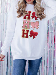 Festive "Ho Ho Ho" Christmas Sweatshirt – Cute and Cozy for Women & Teens