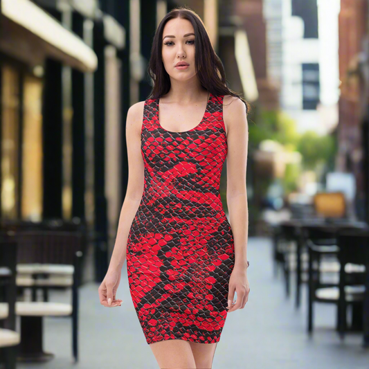 Scarlet Fitted Dress, lioness-love