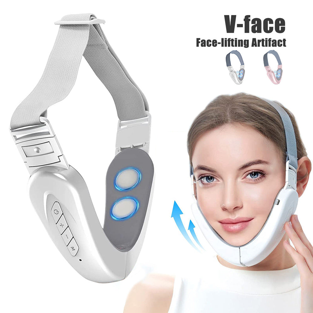 Smart Double Chin Face Lift Device with Magnetic Massage