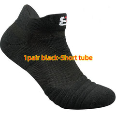 Elite  Sports Socks: Low Cut Tube Basketball Thick Towel Boat Sweat-Absorbent Socks.