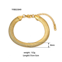 Trendy Gold Link Chain Bracelets for Women | Stackable Jewelry Gifts