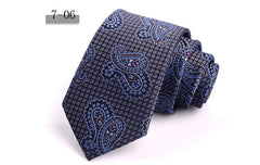 New Men's 7cm Striped Business Formal Tie, lioness-love