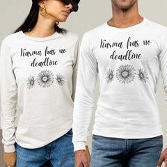 Fashionable graphic printed design unisex full-sleeve tee