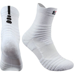 Elite  Sports Socks: Low Cut Tube Basketball Thick Towel Boat Sweat-Absorbent Socks.