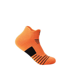 Elite Men's Low Cut Sports Socks for Basketball & Running, Thick Towel Bottom, Sweat-absorbent, Short Tube Boat Socks.