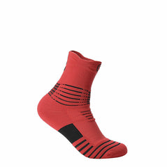 Elite Men's Low Cut Sports Socks for Basketball & Running, Thick Towel Bottom, Sweat-absorbent, Short Tube Boat Socks.