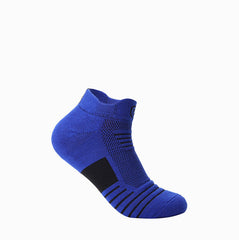 Elite Men's Low Cut Sports Socks for Basketball & Running, Thick Towel Bottom, Sweat-absorbent, Short Tube Boat Socks.