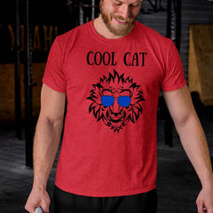 Premium  cool cat graphic t-shirt for men