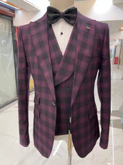 Wedding Formal Suit Three-piece Suit New Groom/Best Man′ S Tuxedo Direct Sale Suitable for Many Occasions Fashion Formal Suit 17