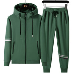 Men's Casual Sports Pure Cotton Hooded Sweater Trousers Two-piece Set casual active wear Tracksuit Casual jogging suit