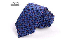 New Men's 7cm Striped Business Formal Tie, lioness-love