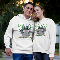 Elephant print design unisex hoodies for nature lovers