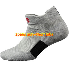 Elite  Sports Socks: Low Cut Tube Basketball Thick Towel Boat Sweat-Absorbent Socks.