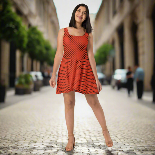 Setting Trends Women’s Fashion Skater Dress, lioness-love