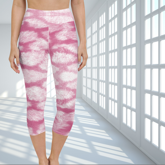 Posey Yoga Capri Leggings, lioness-love
