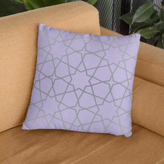 Arabesque print pattern cushion cover elegant home decor