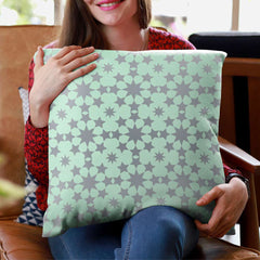 Stylish home decor cushion cover featuring unique graphic print