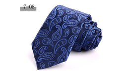 New Men's 7cm Striped Business Formal Tie, lioness-love