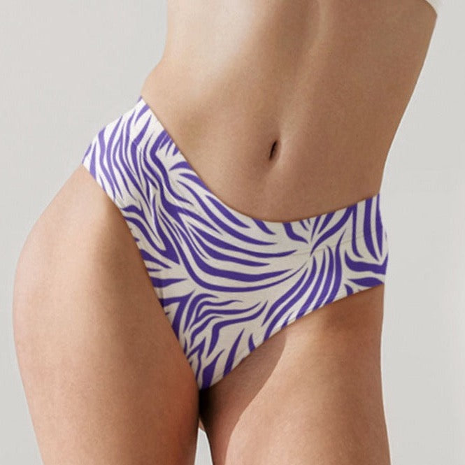 Affordable zebra print bikini bottoms