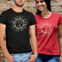 Sun print t-shirts for men and women 