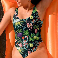 Wildflower design swimsuit for women  