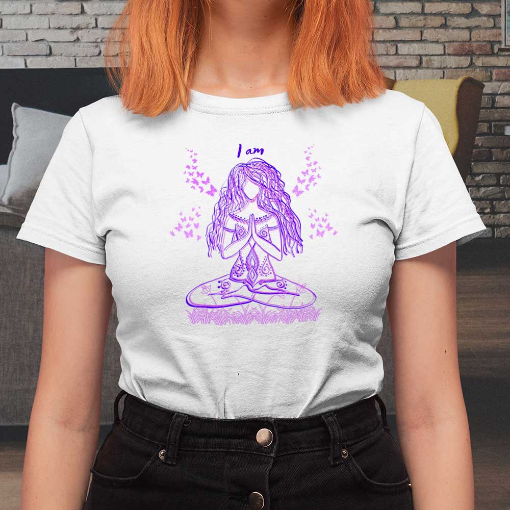 Yoga Girl Graphic TShirts for Women Comfortable and Stylish Lioness-love.com