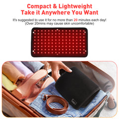 Red Light Physical Therapy Phototherapy Infrared Light Wrap Belt for Body Pain Relief Stomach Muscle Repair, Infrared Belt Relieve Fatigue