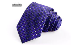 New Men's 7cm Striped Business Formal Tie, lioness-love