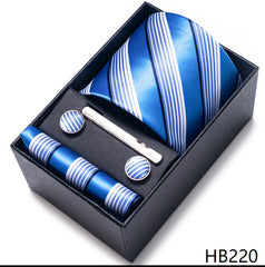 Formal Jacquard Yarn-dyed Business Professional Tie 14