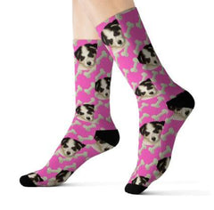 Personalized Pet Face Socks | Custom Photo Socks for Valentine's Day & Christmas Gifts