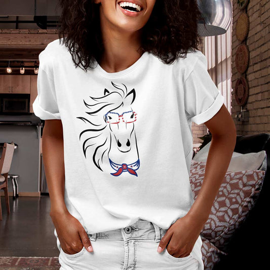 Women's horse lover's apparel with unique prints