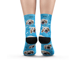 Personalized Pet Face Socks | Custom Photo Socks for Valentine's Day & Christmas Gifts