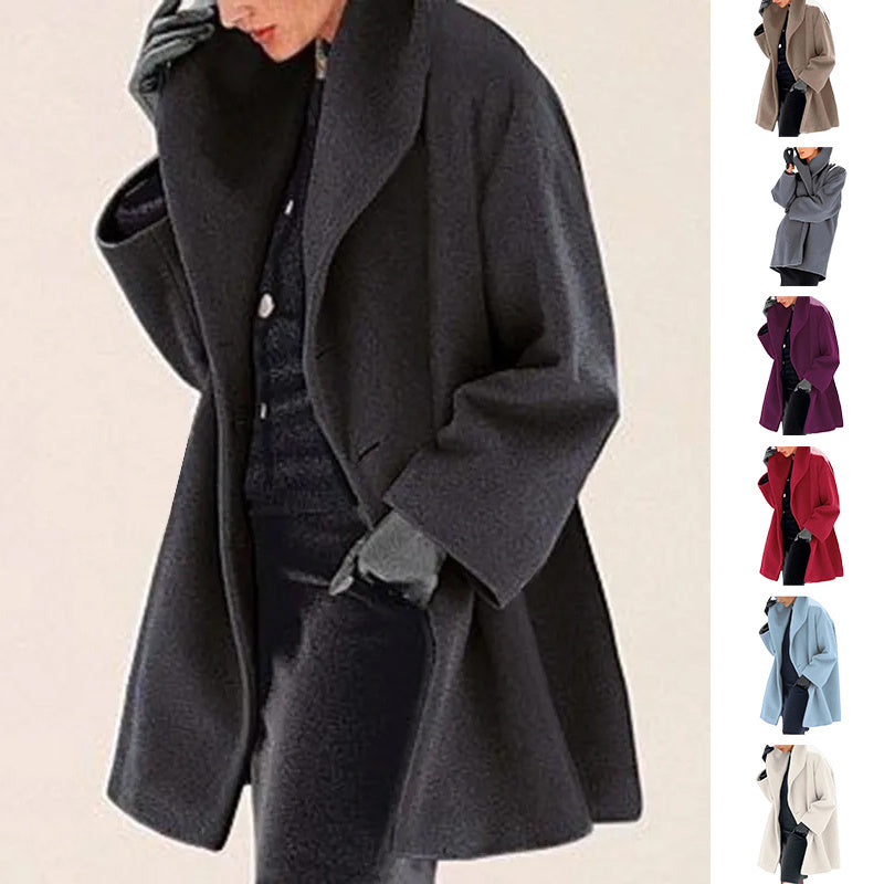 Winter Coat & Jacket for Women | Trendy Multi-Color Loose Sweater for Autumn & Winter