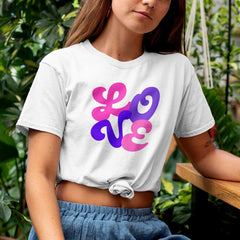 Embrace Romance with Love Graphic T-Shirts for Women